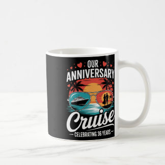 Mug Notre croisière d'anniversaire célébrant 36 années