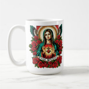 Mug Notre-Dame de Guadalupe Mère Mary Viva Mexique art