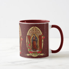 Mug Notre Dame de Guadalupe Père Noël Maria Vierge esp