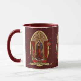 Mug Notre Dame de Guadalupe Père Noël Maria Vierge esp