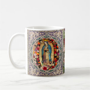 Mug Notre-Dame de Guadalupe Vierge Marie Dentelle cath