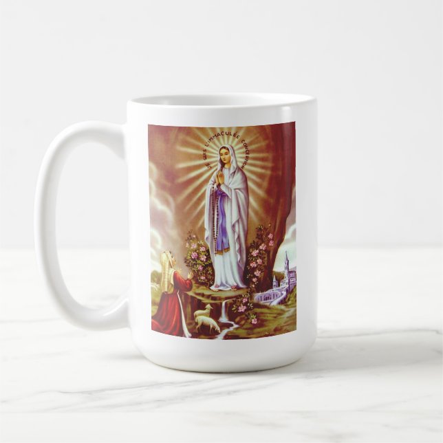 Mug Notre Dame de Lourdes (Gauche)