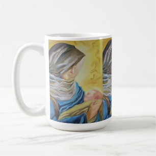 Mug Notre Dame du Silence tenant le bébé Jésus