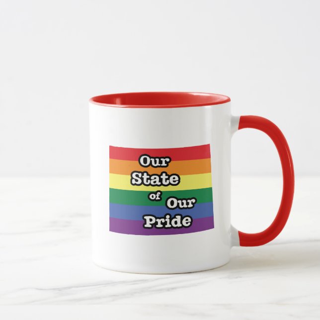 Mug Notre État de notre fierté| Wyoming (Droite)
