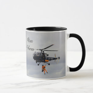 Mug "Notre Héros", Soutien de Sauvetage Mug café