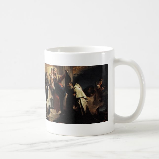 Mug Notre Madame de Mt Carmel et les âmes dans le (Droite)