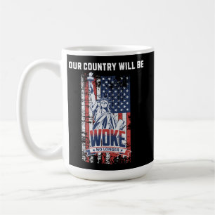 Mug Notre pays ne se réveillera plus Pro Trump 2025