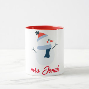 Mug Notre premier Noël en tant que M. et Mme Newlywa