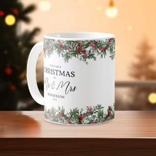 Mug Notre Premier Noël En Tant Que M. & Mme Keepsaké