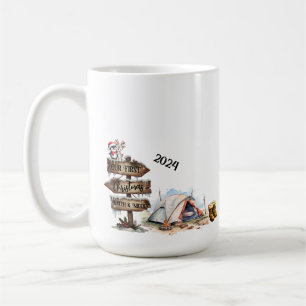 Mug Notre premier Noël Rustique Couple Camping nouvell