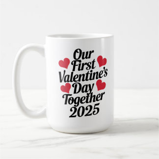 Mug Notre première Saint Valentin ensemble 2025