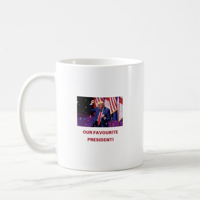 Mug NOTRE PRÉSIDENTE PRÉFÉRÉE Meilleur cadeau pour cou (Gauche)