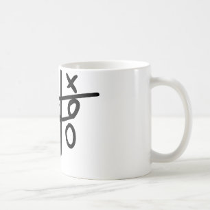 Mug nouilles et croix - tic tac toe