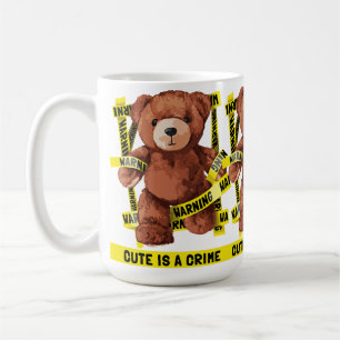 Mug Nounours policier en ours en peluche mignon