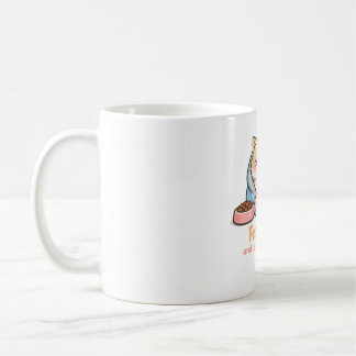 Mug Nourris-Moi et Laisse-Moi Seul Chat Drôle Endormi