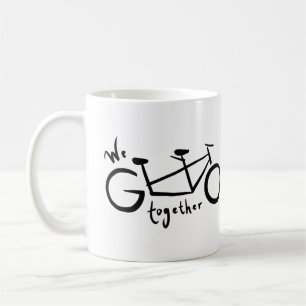 Mug Nous Allons Ensemble Vélo Tandem