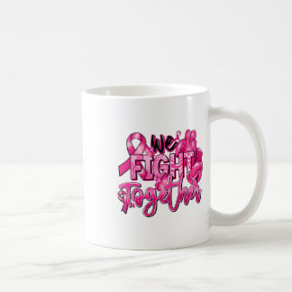 Mug Nous combattons ensemble guerrier rose Cancer du s