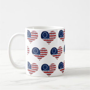 Mug Nous Le Peuple Le Coeur Du Drapeau Américain