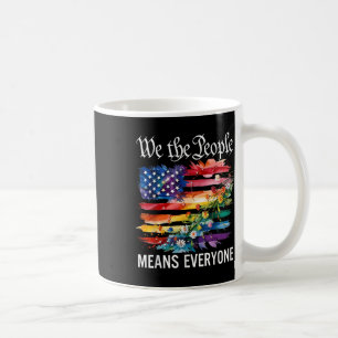 Mug Nous Le Peuple Signifie Tout Le Monde Arc-en-ciel