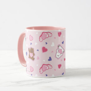 Mug Nous les ours nus - Valentine Hearts Motif