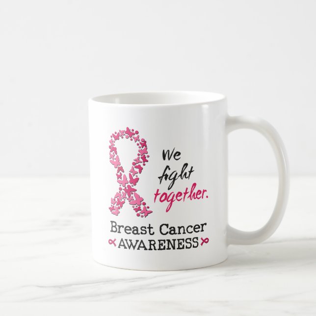 Mug Nous luttons ensemble contre le cancer du sein (Droite)