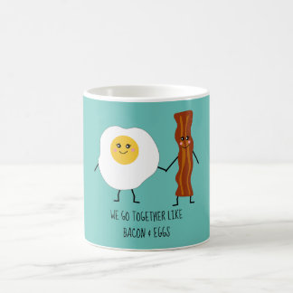 Mug Nous nous rassemblons comme Bacon & Eggs Cute Kawa