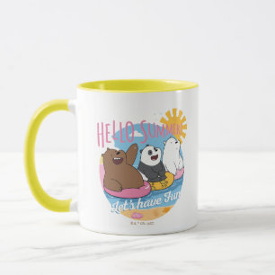 Mug Nous Ours Nus - Bonjour été! Amusons-nous