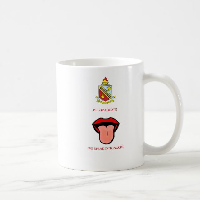 Mug Nous parlons dans des langues (Droite)