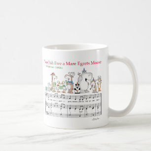 Mug NOUS POISSONS EWE A MARE EGRETS MOOSE Sandra Boynt