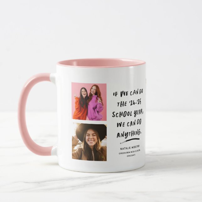 Mug Nous pouvons faire n'importe quoi collage photo de (Gauche)