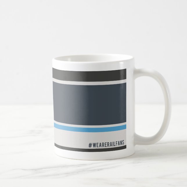Mug Nous sommes gris écossais de Railfans (Droite)