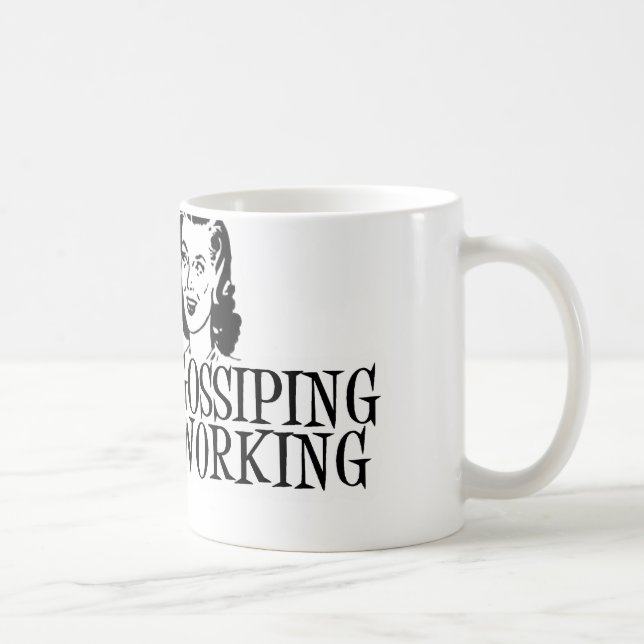 Mug Nous sommes ne bavardant pas nous sommes la mise (Droite)