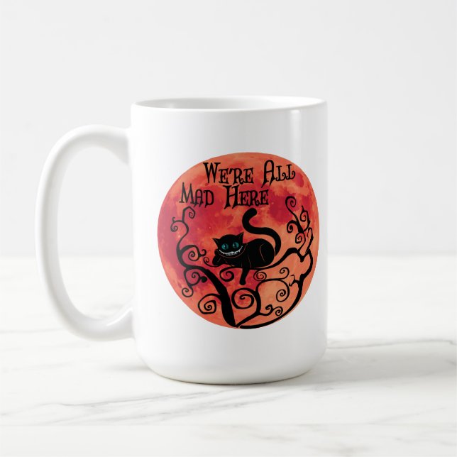 Mug Nous sommes tous morts ici - Cheshire Cat (Gauche)