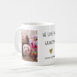 Mug Nous t'aimons Collage photo de Grand-mère 2