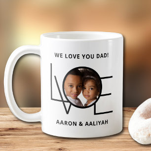Mug Nous t'aimons Papa Photo Fête des pères personnali