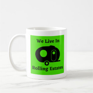 Mug Nous Vivons Dans Les Arbres À Rouleau - Oeuf En Fi