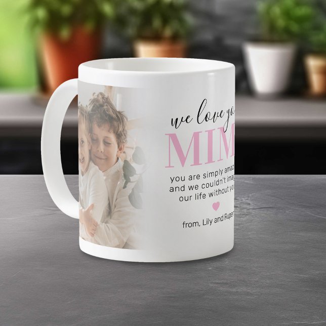 Mug Nous vous aimons Mimi 2 Photo (Créateur téléchargé)