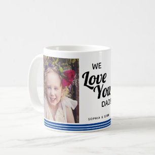 Mug Nous Vous Aimons Papa 2 Photos