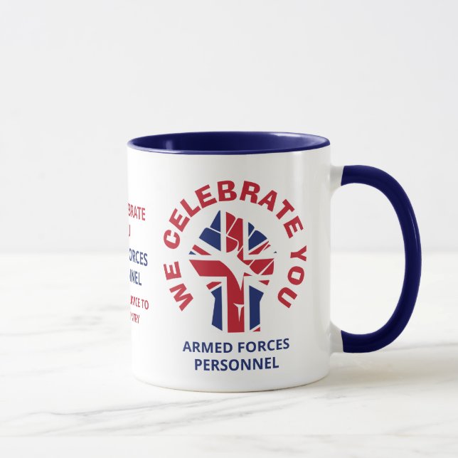 Mug NOUS VOUS CÉLÉBRONS Patriotique Britanniques (Droite)