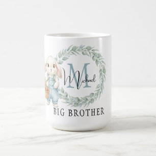 Mug Nouveau cadeau grand frère lapin en céramique aqua