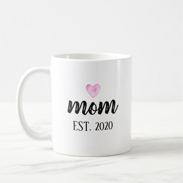 Mug Nouveau cadeau Maman Maman Baby shower cadeau pers (Gauche)