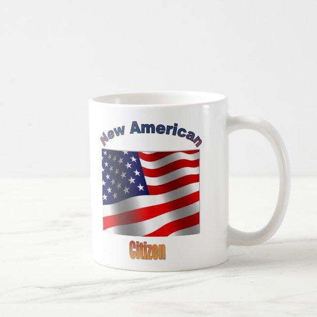 Mug Nouveau citoyen américain de liberté (Droite)