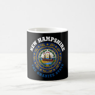 MUG NOUVEAU DRAPEAU D'ÉTAT DE GRANITE HAMPSHIRE