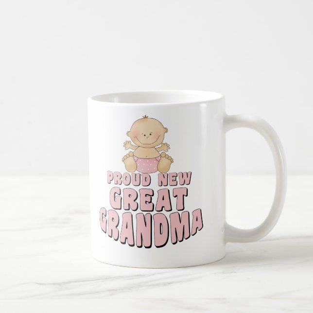 Mug NOUVEAU grand T-shirt FIER de grand-maman (Droite)