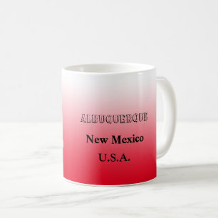 Mug - Nouveau-Mexique Mug d'État avec la ville