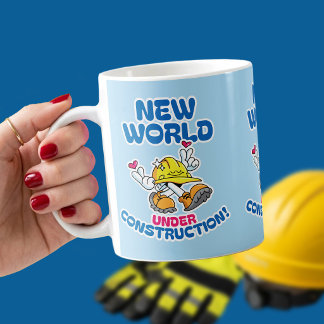 Mug Nouveau Monde en Construction - Volontaire JW