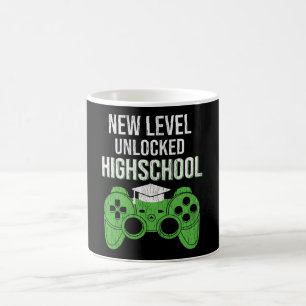 Mug Nouveau Niveau Débloqué Cadeau pour Élève Gamer au