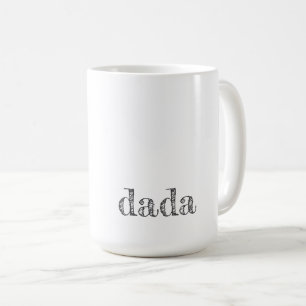 Mug Nouveau Papa DADA Fête des pères de typographie mo