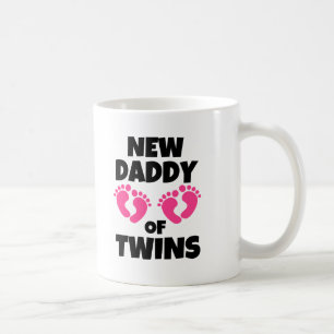 Mug Nouveau papa des filles de filles de jumeaux