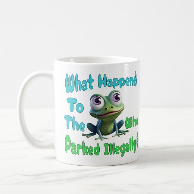 Mug Nouveauté, blague papa, Grenouille Drôle Et Toad (Gauche)